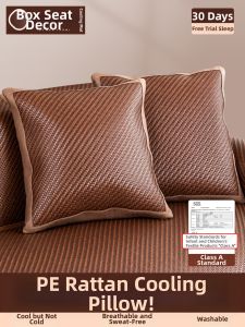 Cool Pillow Cover for Sofa and Office Backrest Square