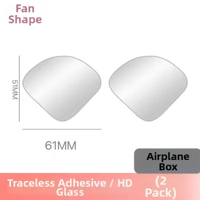 Car Rearview Mirror Back up Aid Blind Spot Small round Mirror High Definition Wide Angle Reflection Assistance for Mini Cars