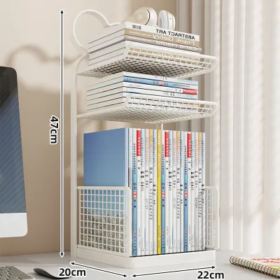 WUBUWEI | Space-Saving Multi-Layer Bookshelf