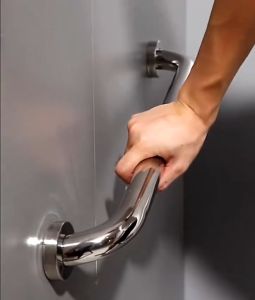 Stainless Steel Shower Bathroom Hand Grip Safety Toilet Old People Disability Aid Grab Safety Handle Towel Rack