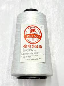 Chỉ vắt sổ loại tốt sợi 150 ống 500gam hiệu Phi Mã