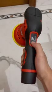 KODENKI Mesin Poles Cordless Polisher Baterai 5" Dual Action Alat Mesin Orbital Sander 5 Inch 12V 2 Baterai - Mesin Poles Kendaraan Mobil Motor Poles Body Kaca Mobil - Mesin Amplas Kayu Besi Baterry Cordless Sander 5 Inci Pemoles Body Kendaraan KDK-CPD105