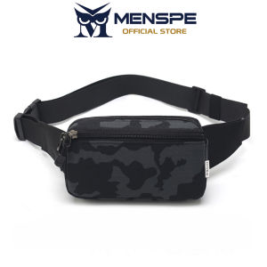 MENSPE กระเป๋าคาดเอวแนวสปอร์ตสำหรับผู้ชายกระเป๋าผู้ชายแฟชั่นสะพายไหล่กระเป๋ากีฬาสะพายไหล่กระเป๋าคาดหน้าอกกันน้ำมีซิป2ช่องออกแบบให้มีความจุมากกระเป๋าวิ่ง Tas Gym แบบพกพาสำหรับวิ่งปั่นจักรยานเดินปีนเขา