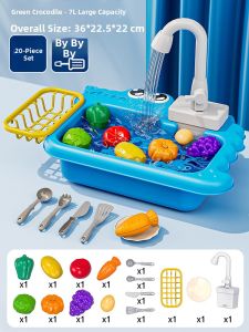 BABYSHOME | Kids Recirculating Water Fishing Play Toy