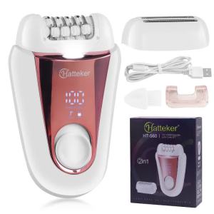 Hatteker | Hatteker 2-in-1 Epilator Hair Remover Leg Body Portable Shaver Hair Removal Tool Underarms Facial Clipper for Women