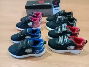 Sepatu Sekolah Anak Laki Laki Warna Hitam karakter ALTER EGO EVOS GAMING Perekat Usia PAUD TK SD SMP-KIDZTUBS2152