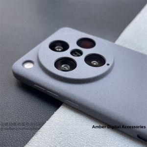 Mistakenly Frosted Silicone Phone Case for OPPO Find X8 Ultra Large Hole Volcano Mouth Fingerprint Resistance round Edge Simple Personality Retro Classic Single Color