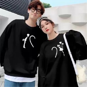 Kaos Couple Pasangan LOVE ORANG (harga 2 baju)