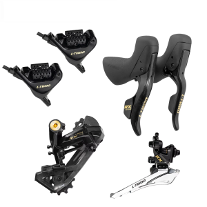 L-TWOO RX12 Disc 2x12speed Road Bike Hydraulic Disc Brake GroupsetCarbon/Aluminum Benchmark R7170 R8170