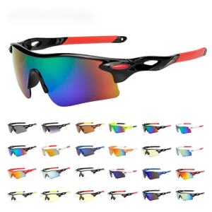Mens and womens outdoor riding glasses sunglasses explosion-proof bicycle color film reflective sunglasses sports glasses