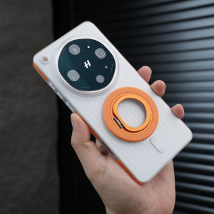 MAKE | Ice-feel Sand Matte Magnetic Simple Design Personalized PC Corrugated Holographic Stripes High-end Phone Case