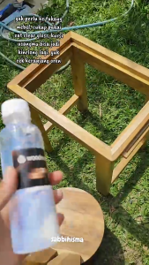 Cat Cleargloss Waterbase Woodnesia 500ml Pernis Varnish Kayu Glossy Mengkilap