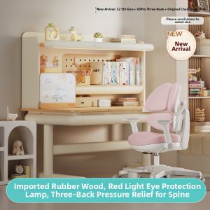 Hbada | Childrens Adjustable Study Desk Set