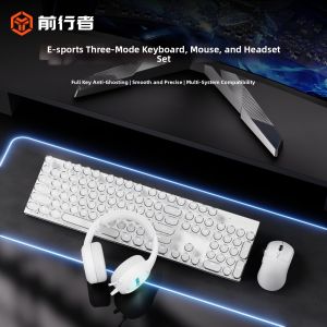 EWEADN | Wireless Gaming Keyboard and Mouse Set Mechanical