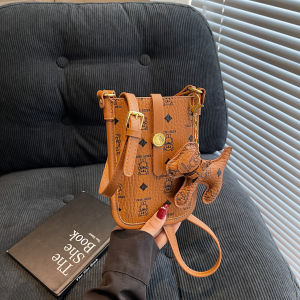 กระเป๋าสะพายข้างผู้หญิงสไตล์เกาหลี ทรงมินิ พิมพ์ลายฤดูร้อน กระเป๋าใส่เหรียญแบบสะพายข้าง กระเป๋าสะพายไหล่หนัง PU สีพื้น