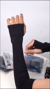 Găng tay nam nữ chống nắng nóng xỏ ngón ống tay chống nắng đủ màu dày dặn ngăn tia UV tốt - LISU-GANGTAY-001