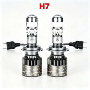 Heyword 2 pcs 2000W H7 H4 H11 LED Mini Lens Headlights H8 9005 9006 HB3 HB4 6000K Automotive/Motorcycle Lights Fog Lights