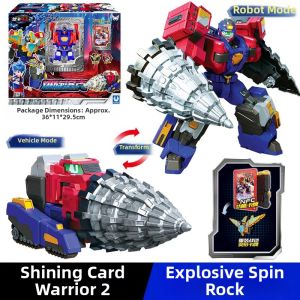 SIYOUKA | Transformable Mecha Robot King S Thunder King Spin Toy