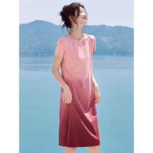 MOHANYIMEI | Versatile Gradient Dye Waist-Shaping Slimming Dress