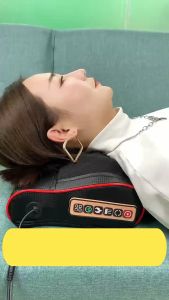 🔥Christmas gift🔥Electric Massage Pillow 1s Pain Relief with Red light hot compress Portable Massager for Neck Back&Shoulder&Leg(Multifunctional body massage pillow,Pillow for Back Waist Home Office)