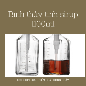 Bình Thủy Tinh Sirup 11l