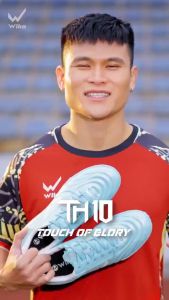 Giày Đá Bóng WIKA TH10 x Tuấn Hải Da Hyper-Light Phủ Nano Chống Thấm