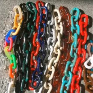 10pcs Large Acrylic Oval Rings Mixed Color Link Chain Beads for Bracelet Necklace Making DIY Jewelry Glasses Chains Accessories