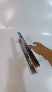 paket untuk pintu depan model 2 daun pintu kupu tarung isi 4buah handle pintu rumah model baut tembus dan 1set lock body kunci pilihan panjang 33cm 45cm dan 60cm bahan stainless