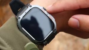 LIGE | 2026 TANK New Military Smart Watch Men 1.96" AMOLED Screen Waterproof Clock Bluetooth Call Sports Fitness Smartwatch Android iOS