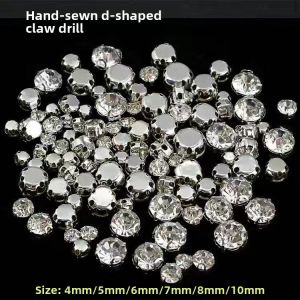 Classy Clothes Decoration DIY Crystal Glass Hand Sewing Diamond Accessories Water Drop Heavy Industry Manual Beaded Materials Accessories