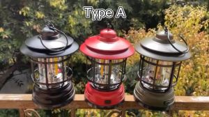 Camping LED Vintage Lantern Light Retro Design Hanging Lamp Warmwhite High Brightness USB Bluetooth Music Type C Hiking Retro Lamps Lampe De Camping Light For Camper - Lazada