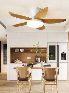 Modern Minimalist Wooden Ceiling Fan Light
