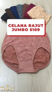 Celana Dalam Jumbo Rajut Stretch Tally 5109 Fit To XXXL Celana Dalam Oversize Wanita Rajut Stretch Tally Fit To XXXL