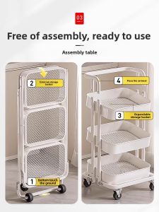 Zhifan | Mobile Book Storage Rack With Wheels