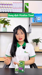 Dung Dịch Nhỏ Mắt Vizulize Tired Eye Drops Làm Dịu & Phục Hồi Đôi Mắt Mệt Mỏi Giảm Đau Mắt Đỏ 15ml