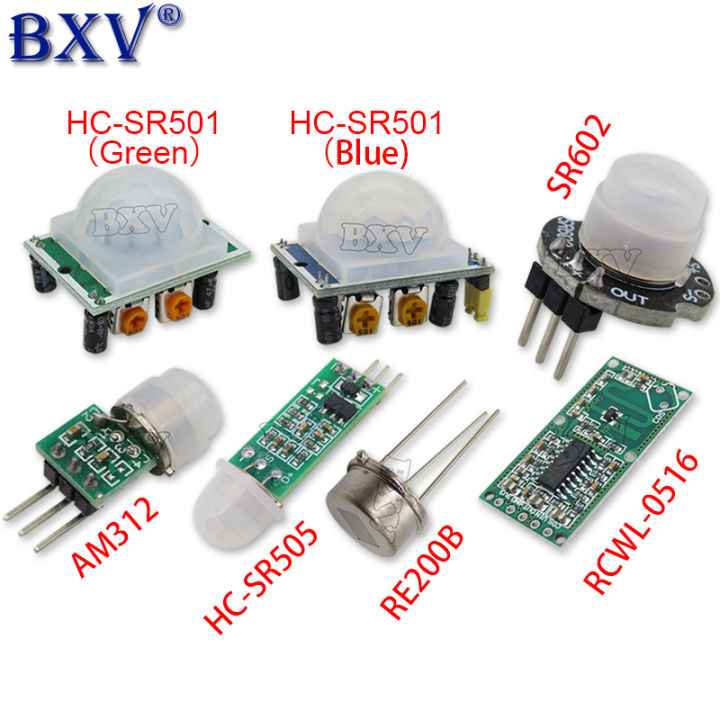 HC-SR501 HC-SR505 AM312 SR602 Adjust IR Pyroelectric Infrared Mini PIR ...