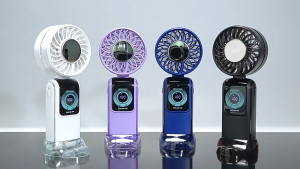 Portable Fan 4 Speed USB Fan Can Use As Desktop Fan Stroller Fan or Clip Fan 10000 Mah