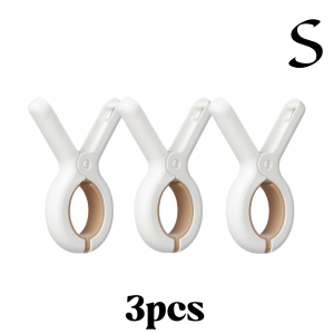 3/12pcs Heavy Duty Beach Towel Clips Blankets Non-Slip Hooks Windproof Laundry Pegs Sturdy Structure Drying Tools Clothes Pins