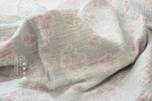 Vải Cotton Hai Lớp Pure Cotton Washed Folded Vải Mặc Ngủ Vải Khăn Vải Nỉ Vải DIY Vải Hoa Họa Tiết Vải Gia Đình