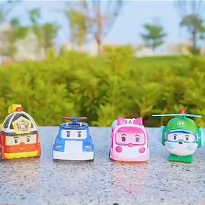 Cartoon Deformation robot Toys Car Transformer Car Police Car Model For Kids Toy Car Baby Toy Gift