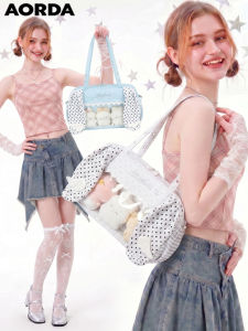 AORDA | Portable Polka Dot Bunny Ears Tote Bag 10cm