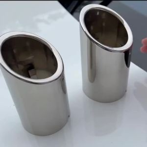 2 Bộ Ống Pô Xe Hơi Dành Cho Audi A1 A3 A4 A5 A6L Q3 Q5 Q7 Golf 6 7 VW Tiguan Passat Skoda Octavia SUPERB Phụ Tùng Thay Thế Phía Sau