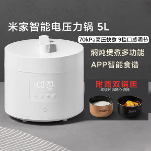 Xiaomi Mi Home Intelligent Electric Pressure Cooker 5L Household Fully Automatic Double Bowl Multi-Function Rice Cooker 2.5L