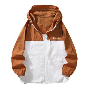 ROMON | Romon Mens Ice Silk Ultra-Thin Fishing Adventure Travel Outerwear Windbreaker Jacket Summer Cool Urban Fashion Loose Fit