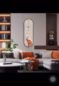 [ĐH] Đồng Hồ Treo Tường Đồng Hồ Kim Trôi Tráng Gương Hiện Đại Sang Trọng Phù Hợp Với Nhiều Không Gian Sống