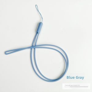 Long Soft Silicone Lanyard Neck Strap Phone Keychain Badge Holder USB Flash Drive Certificate Card Case Drop Rope Accessories