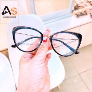 [3-5/8 Hoàn Tiền 25%] Kính mắt mèo cao cấp xinh 87007A nhận cắt cận viễn loạn