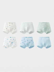 Bananain | Cotton Cartoon Crotch Breathable Briefs 4-corner Shorts for Boys
