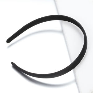 1pc Black Full Wrap Cloth Plastic Headband 1.5-4mm Wide Headband Base for Women DIY Headwear Jewelry Making Accessories