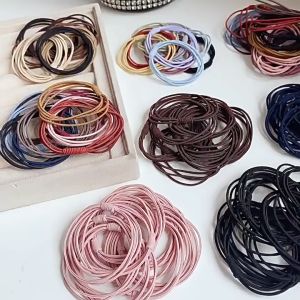 เชือกผูกผมสาวน้อย 4-in-1 ยางรัดผม เวอร์ชั่นเกาหลี ผ้าโพกศีรษะ สั้นสั้นหัวใจ